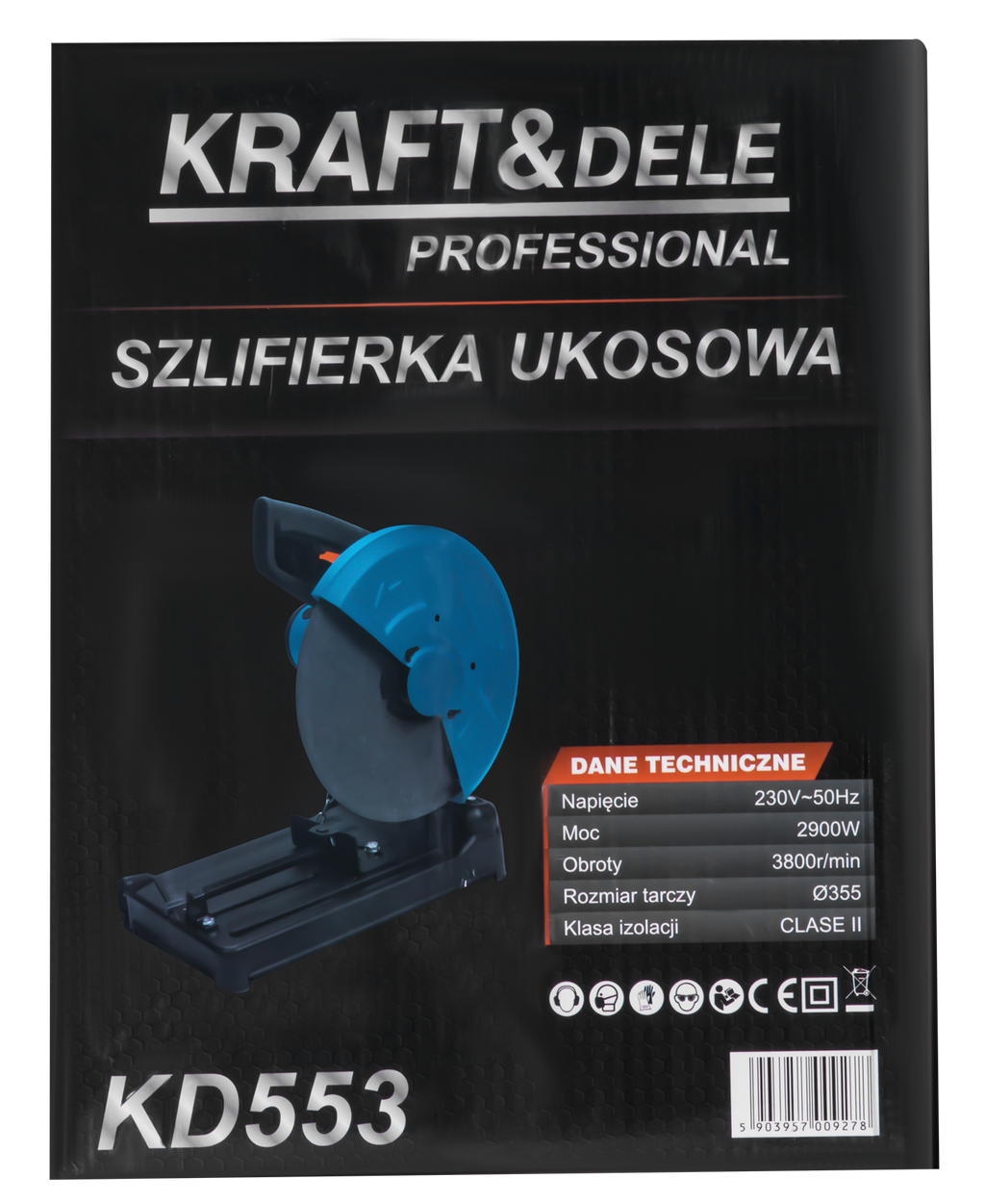 KRAFT&DELE metallilõikesaag 2900 W 230 V KD553 (E14)