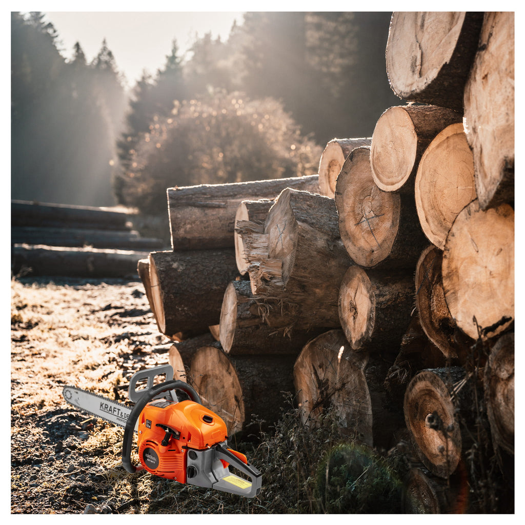 Gasoline chainsaw 5.9HP / 16" / 18" + Accessories KD10613