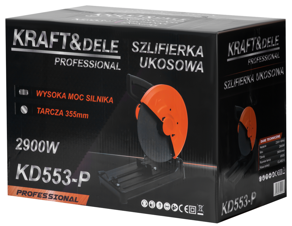 KRAFT&DELE metallilõikesaag 2900 W 230 V KD553-P