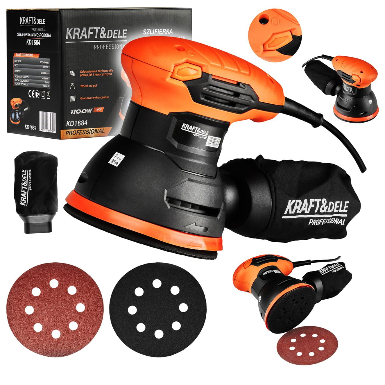 Orbital sander 1100W KD1684
