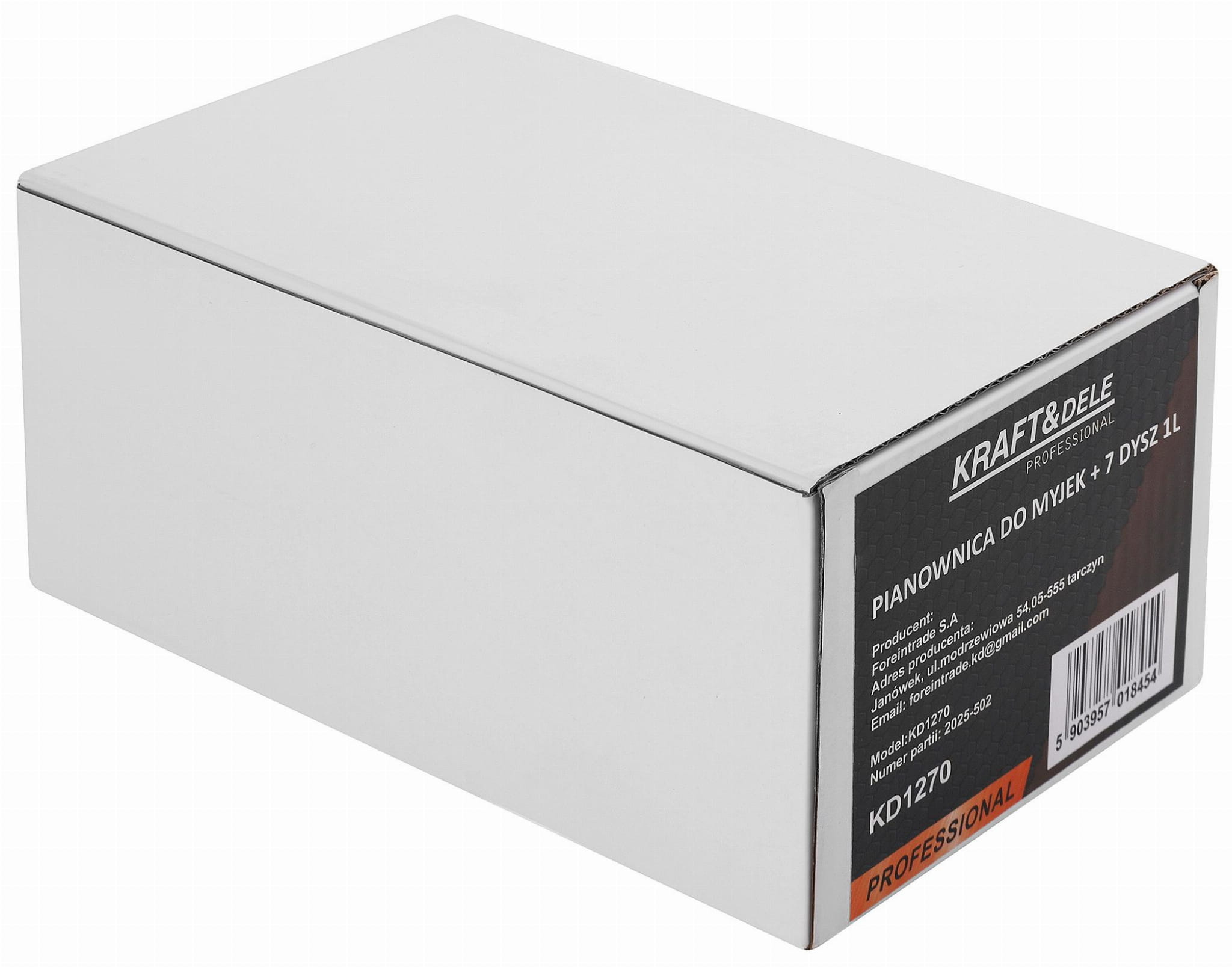 Foam generator + 7 nozzles 1L KD1270 (D31)