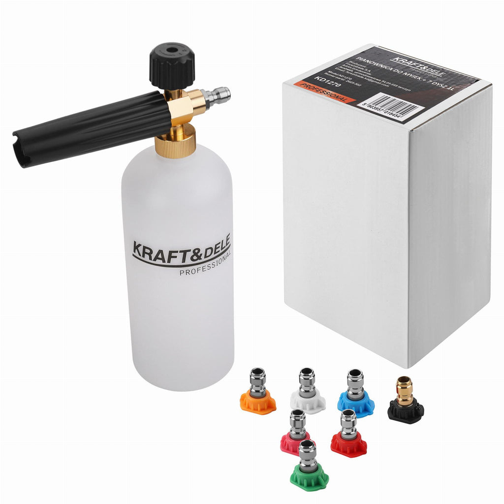 Foam generator + 7 nozzles 1L KD1270 (D31)