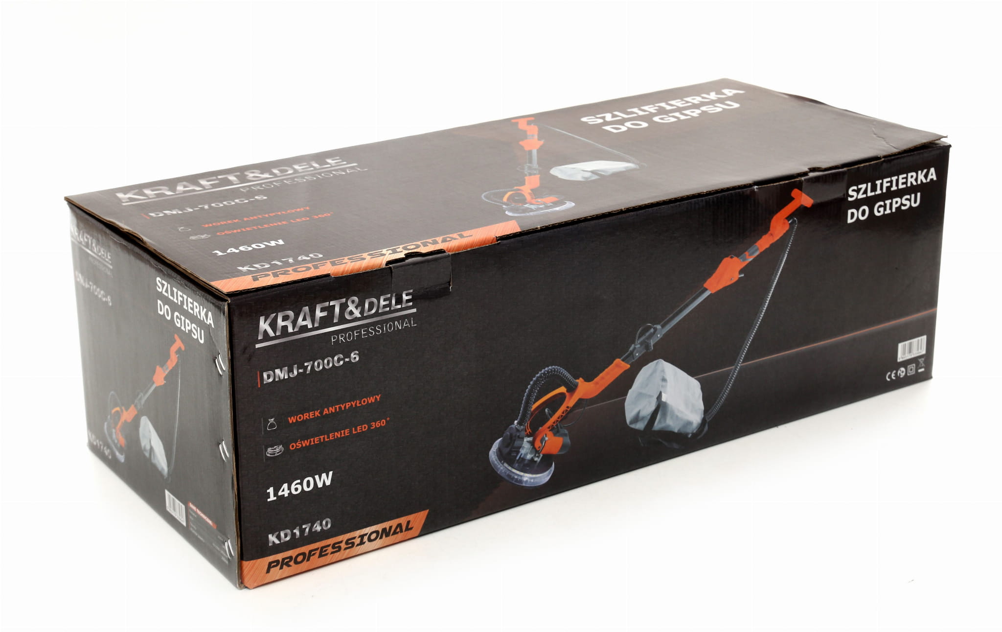 SANDER "GIRAFFE" FOR SMOOTHING PLASTER, GYPSUM, AND RENDER WITH LED KD1740