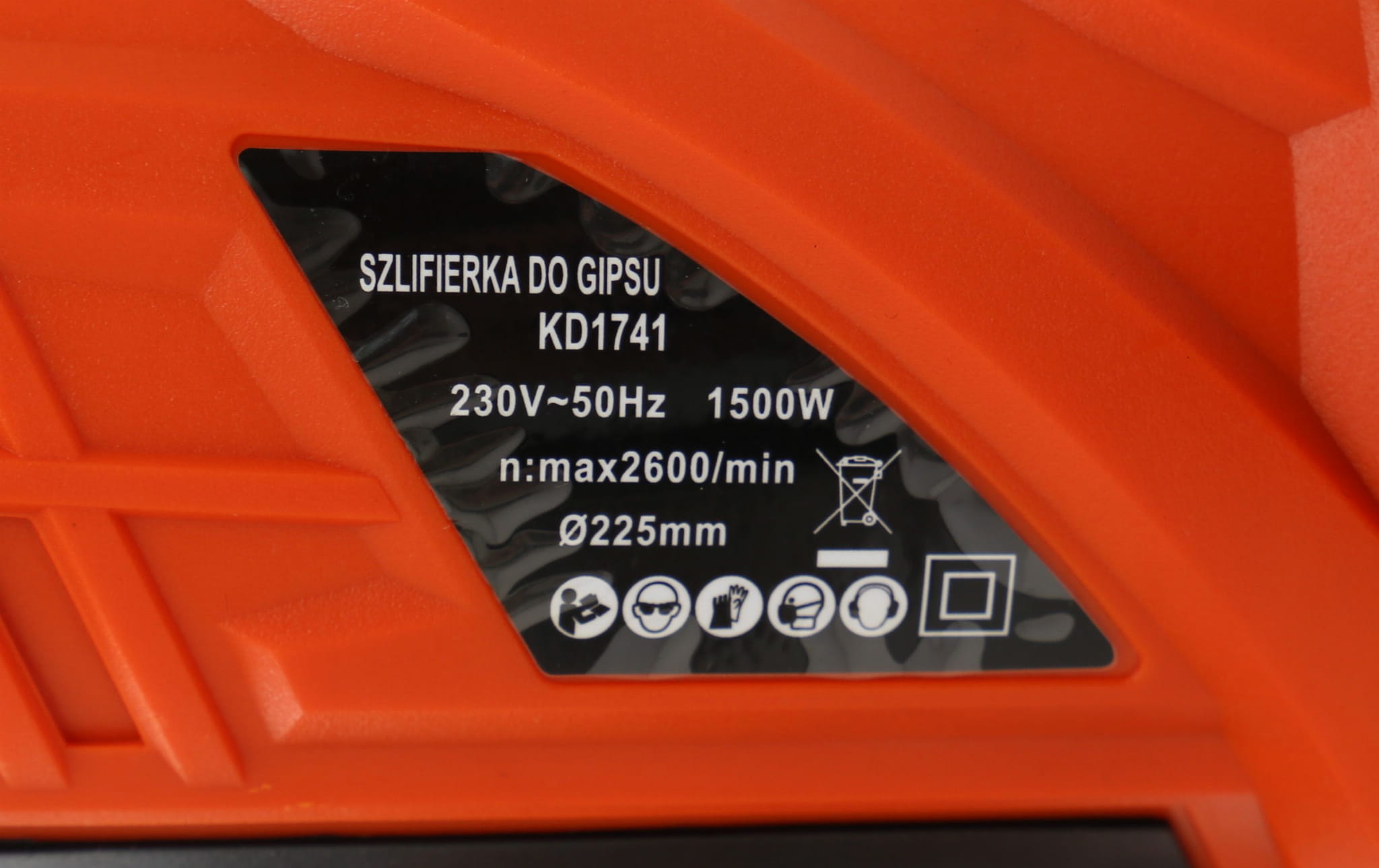 PLASTER AND PLASTER SMOOTHING SANDER 1500W LED KD1741