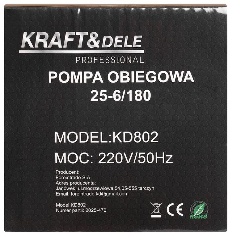 CIRCULATION PUMP 25-6/180 KD802