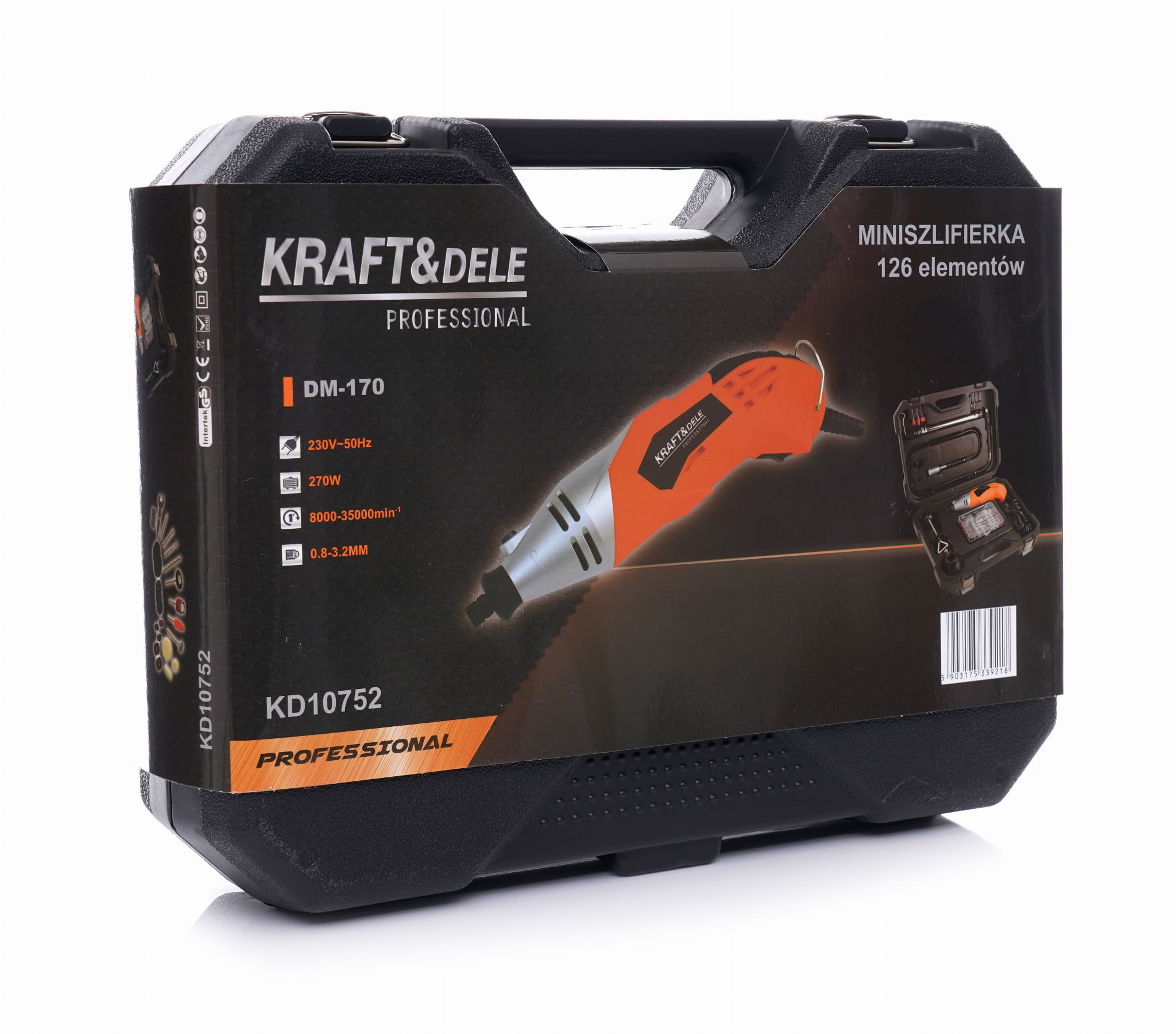 Mini grinder 270W + 126pcs accessories KD10752