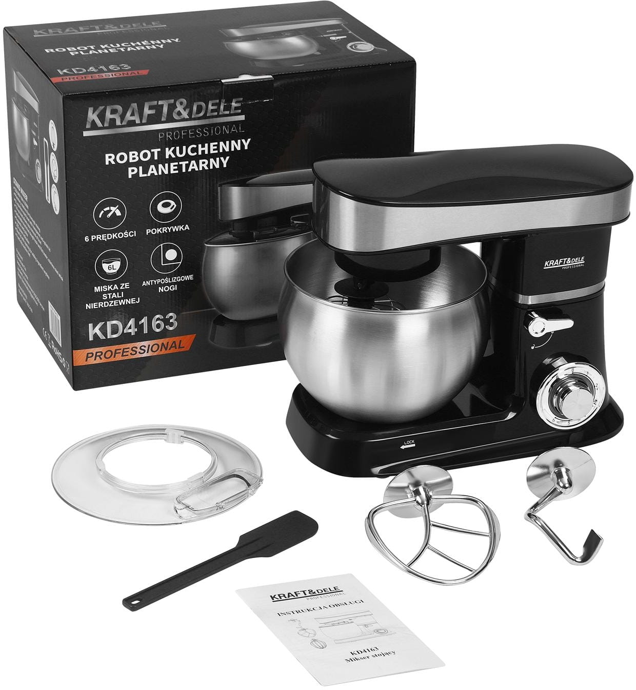 PLANETARY MIXER 6L 2500W KD4163