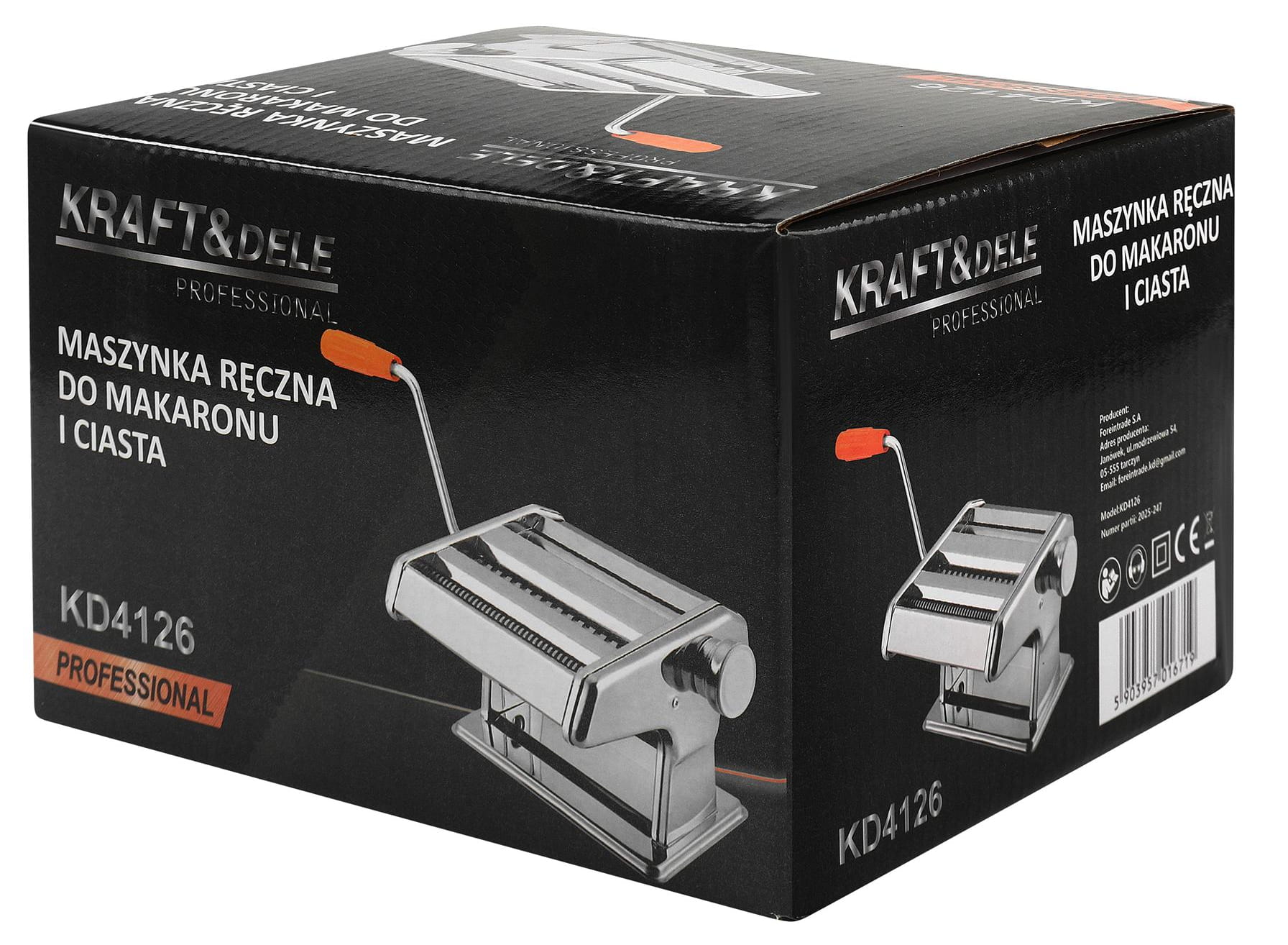 Käsitsi pasta- ja tainamasin KD4126