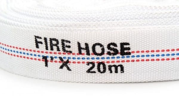 Fire hose 1" 20m with coupling KD781