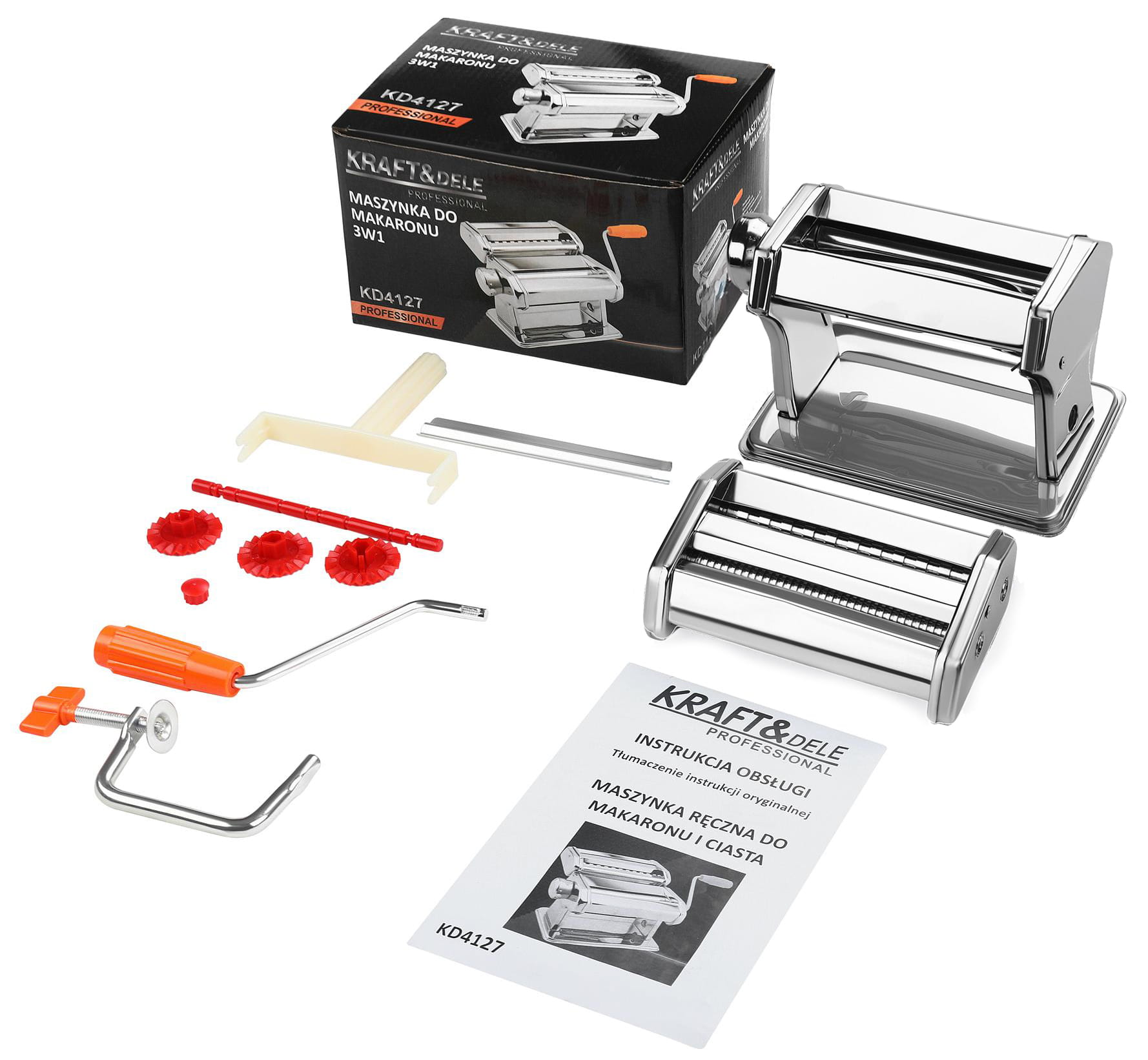 3-in-1 Manual Pasta Maker KD4127