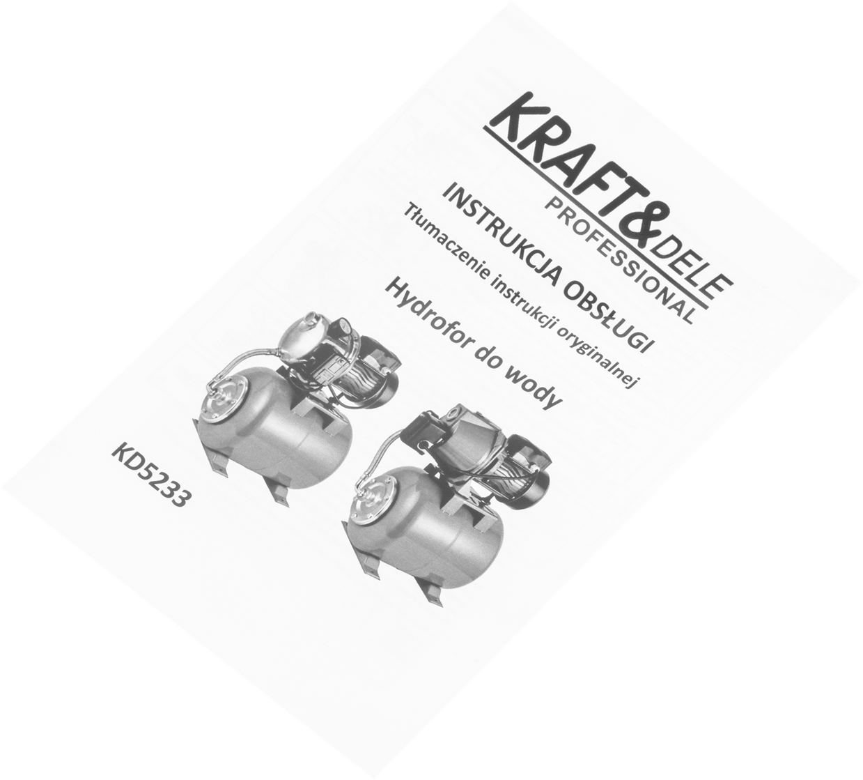HYDROFOR 1300W 6000L/H TANK 50L KD5233