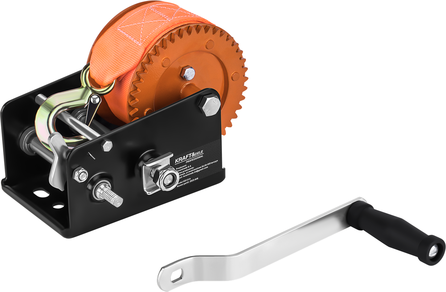 Belt hand winch 2500Ibs KD1314