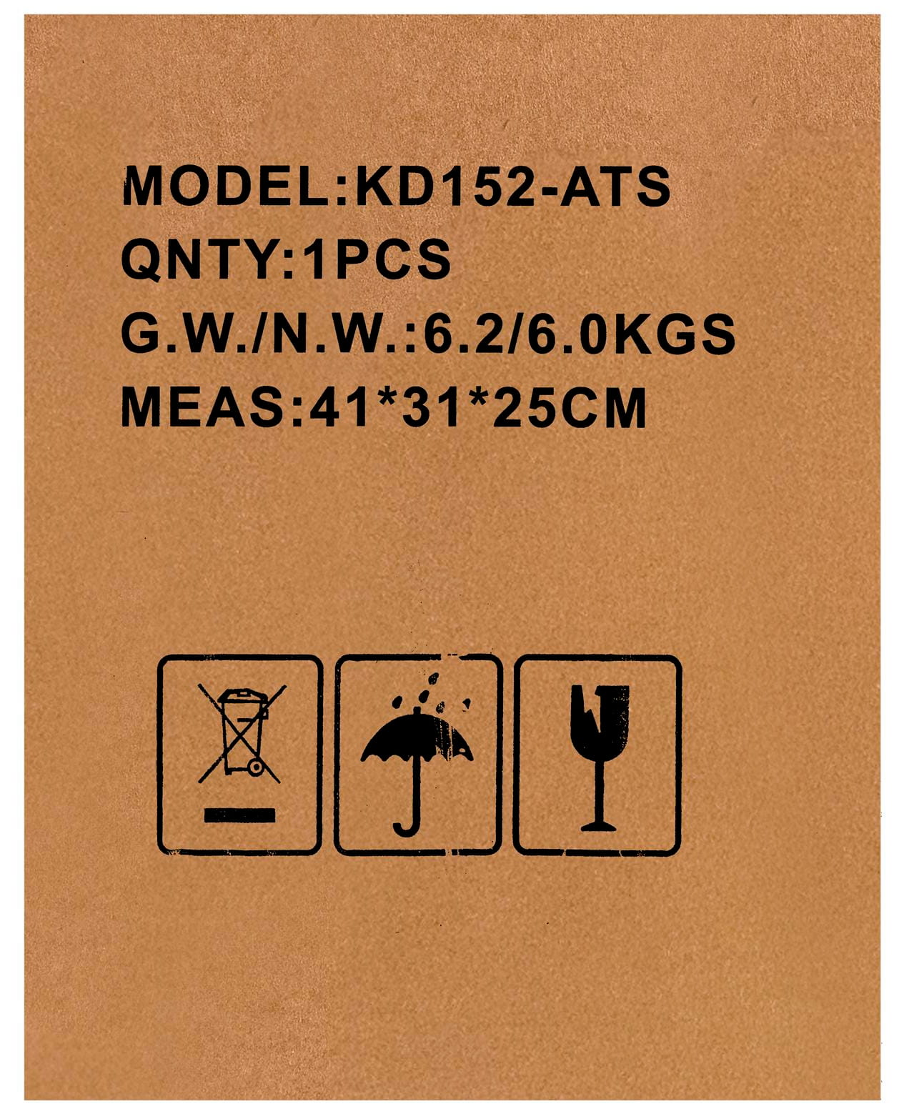 ATS for generator set model KD152
