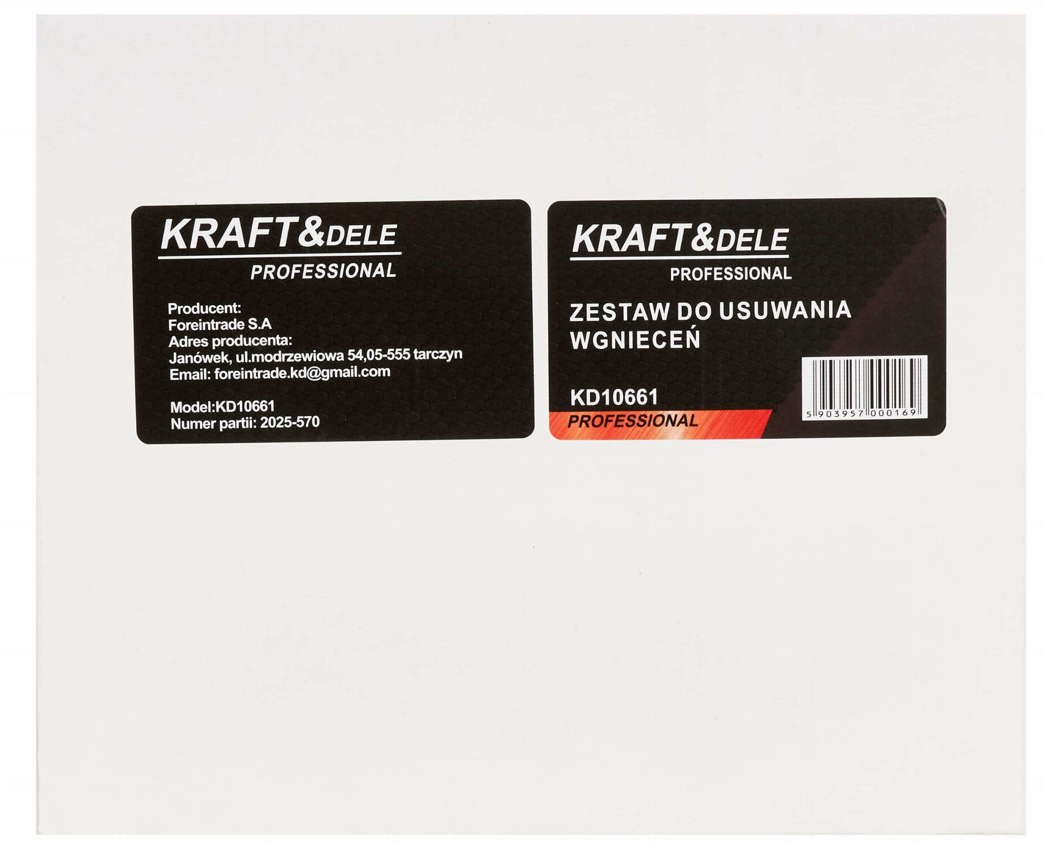 Mõlkide eemaldamise komplekt koos püstoliga KD10661 (C1)