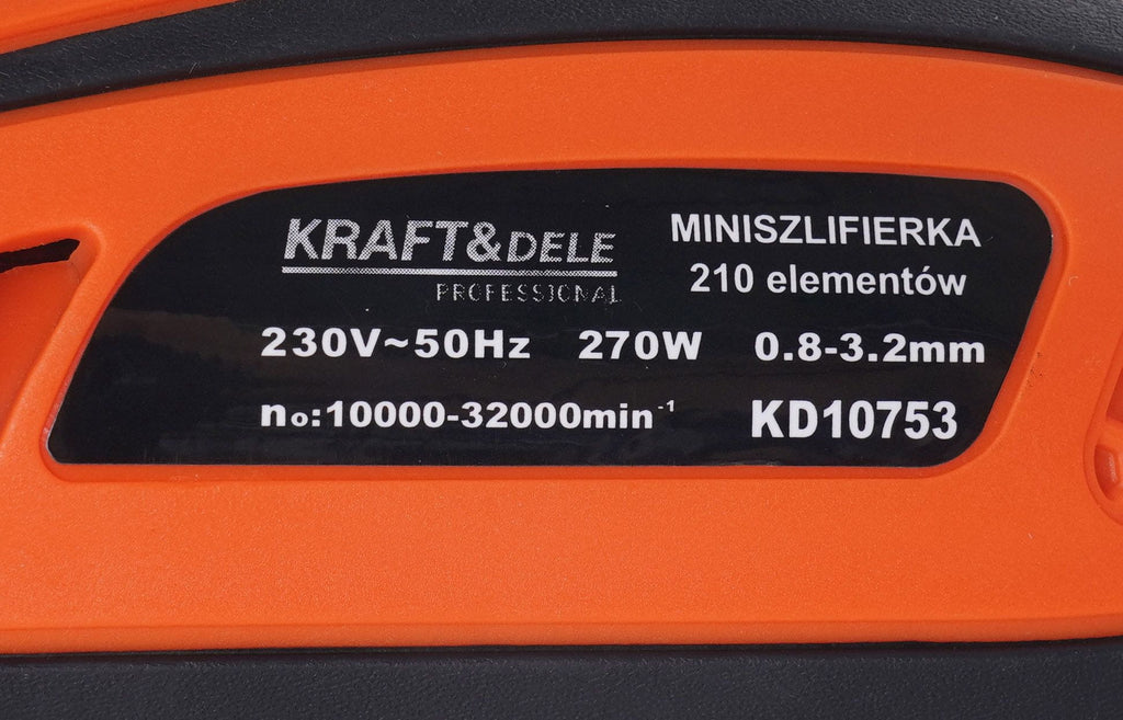 Mini grinder 270W + 210pcs accessories KD10753