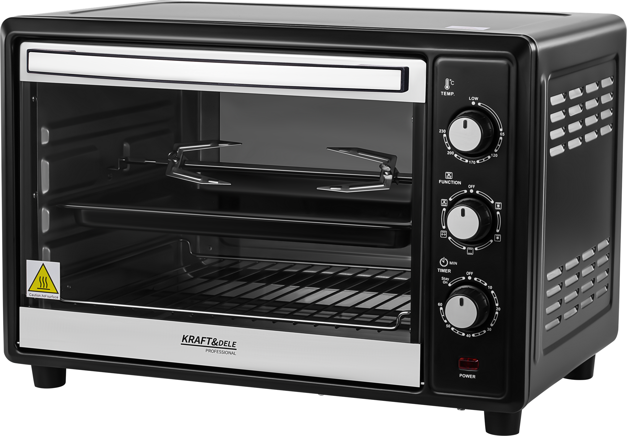 ELECTRIC OVEN 45L 2000W ROTISSERIE FUNCTION + ACCESSORIES KD4134