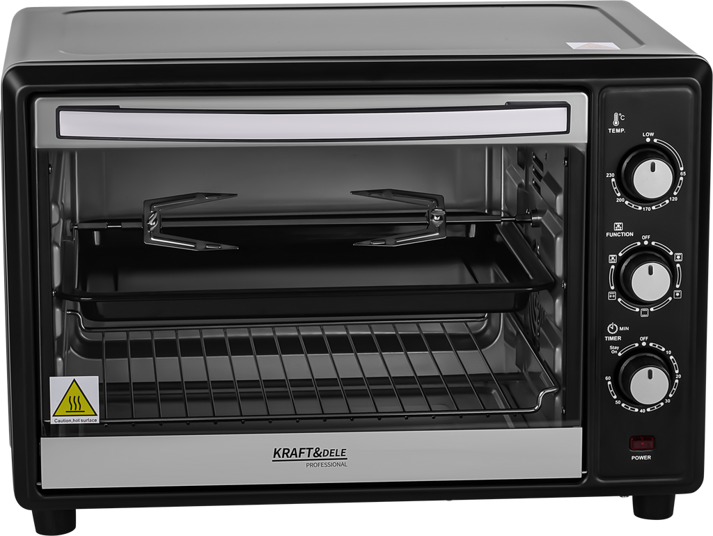 ELEKTRIAHI 45L 2000W GRILLIKÜPSETUSE FUNKTSIOON + TARVIKUD KD4134