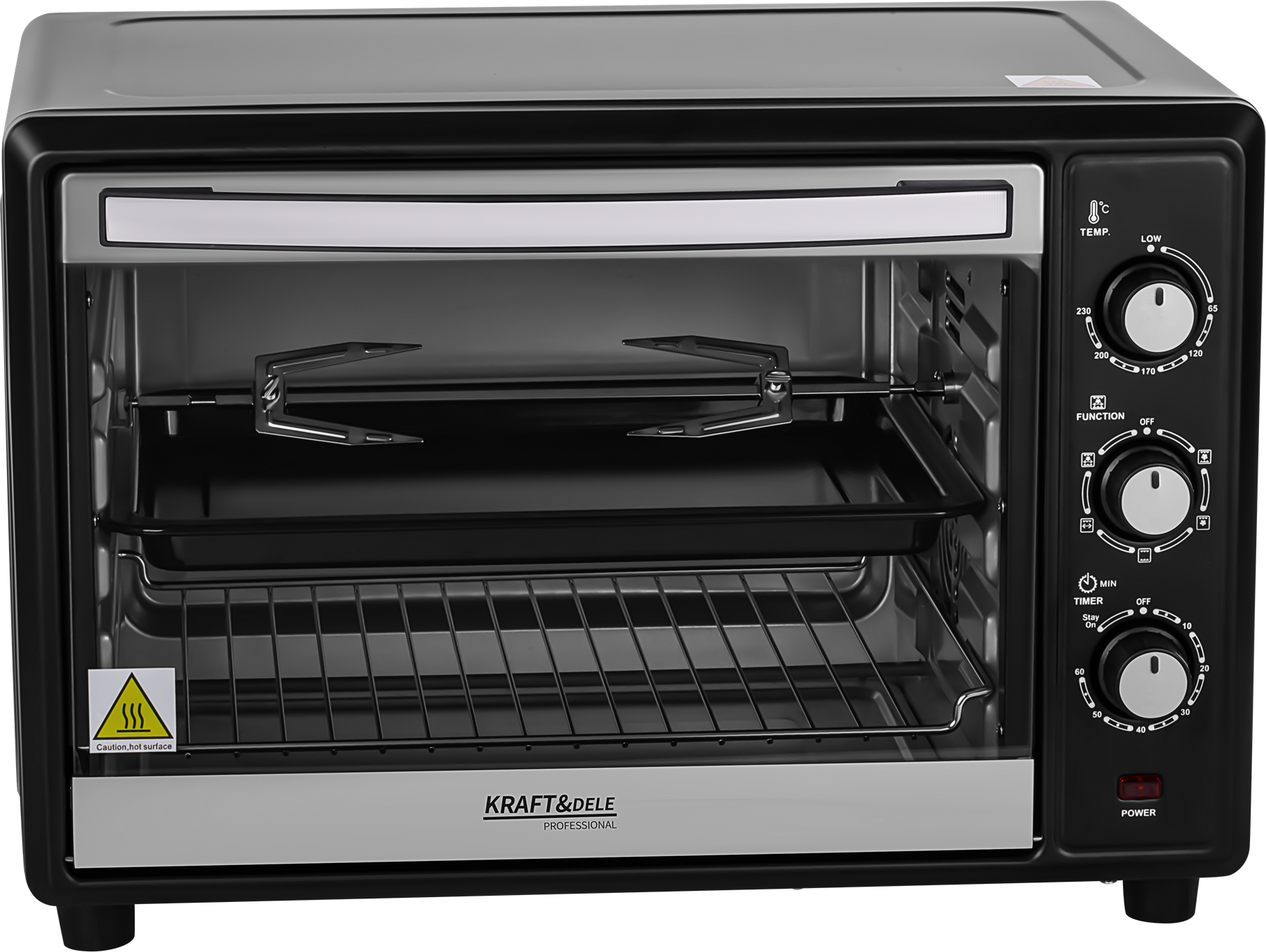 ELECTRIC OVEN 45L 2000W ROTISSERIE FUNCTION + ACCESSORIES KD4134