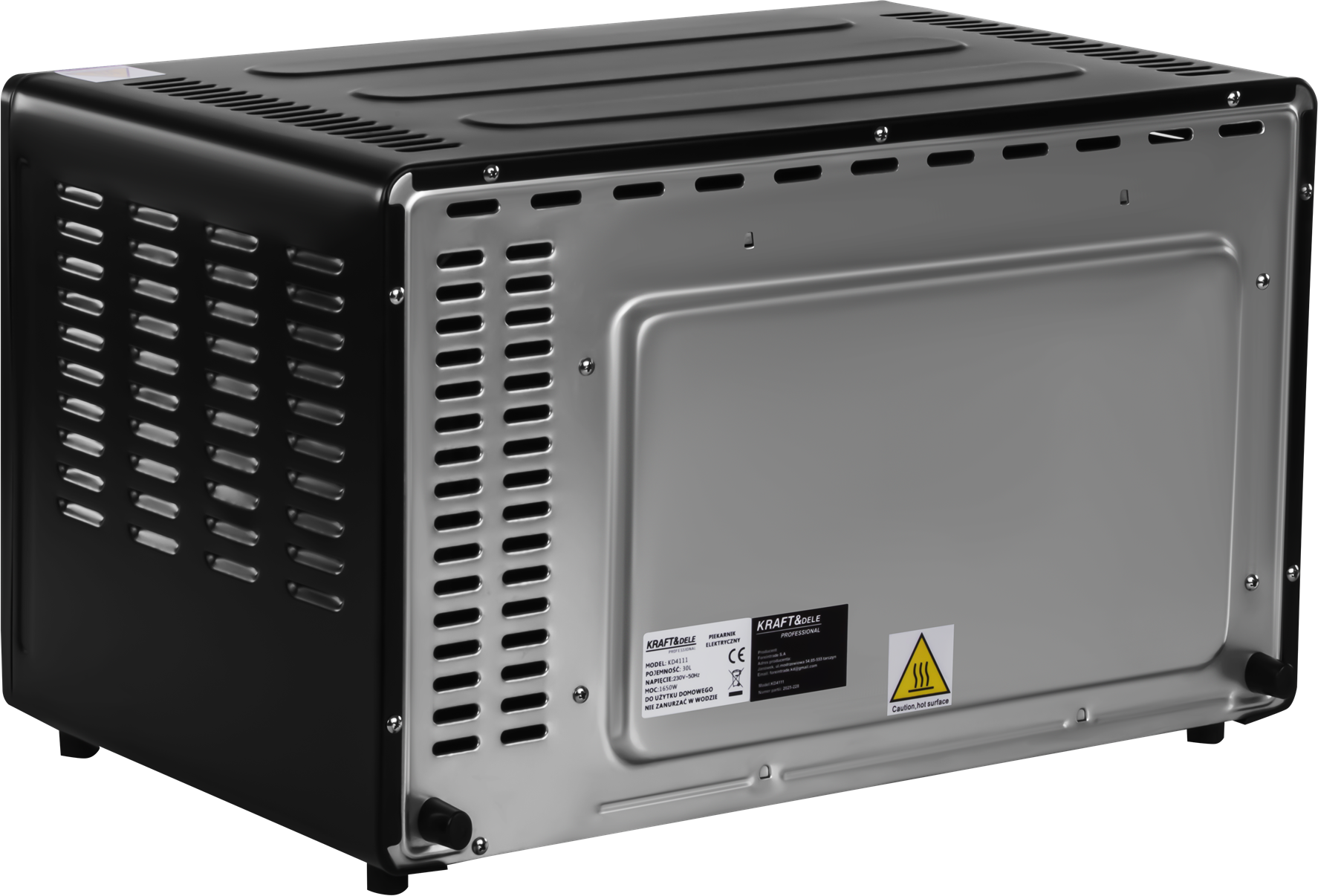 ELEKTRIAHI 30L 1650W GRILLIKEERDUSFUNKTSIOON + TARVIKUD KD4111