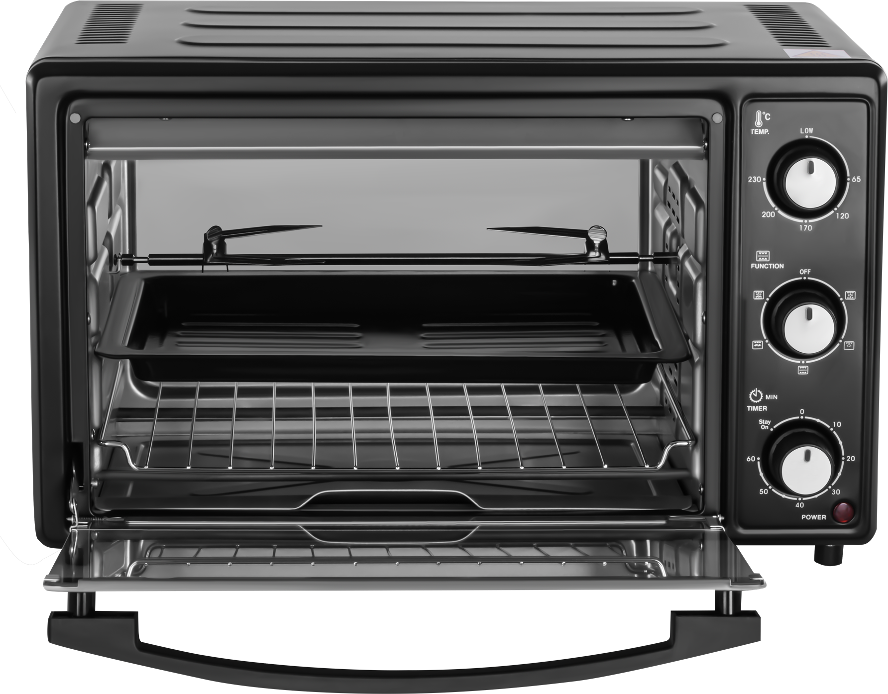 ELECTRIC OVEN 30L 1650W ROTISSERIE FUNCTION + ACCESSORIES KD4111