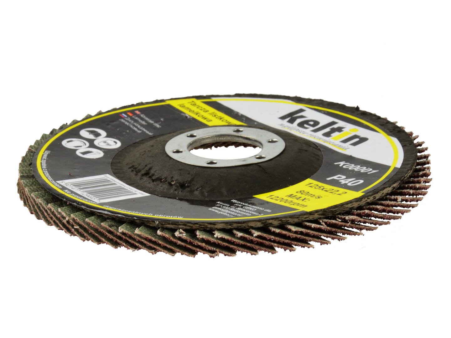 Flat disc 125 mm P40