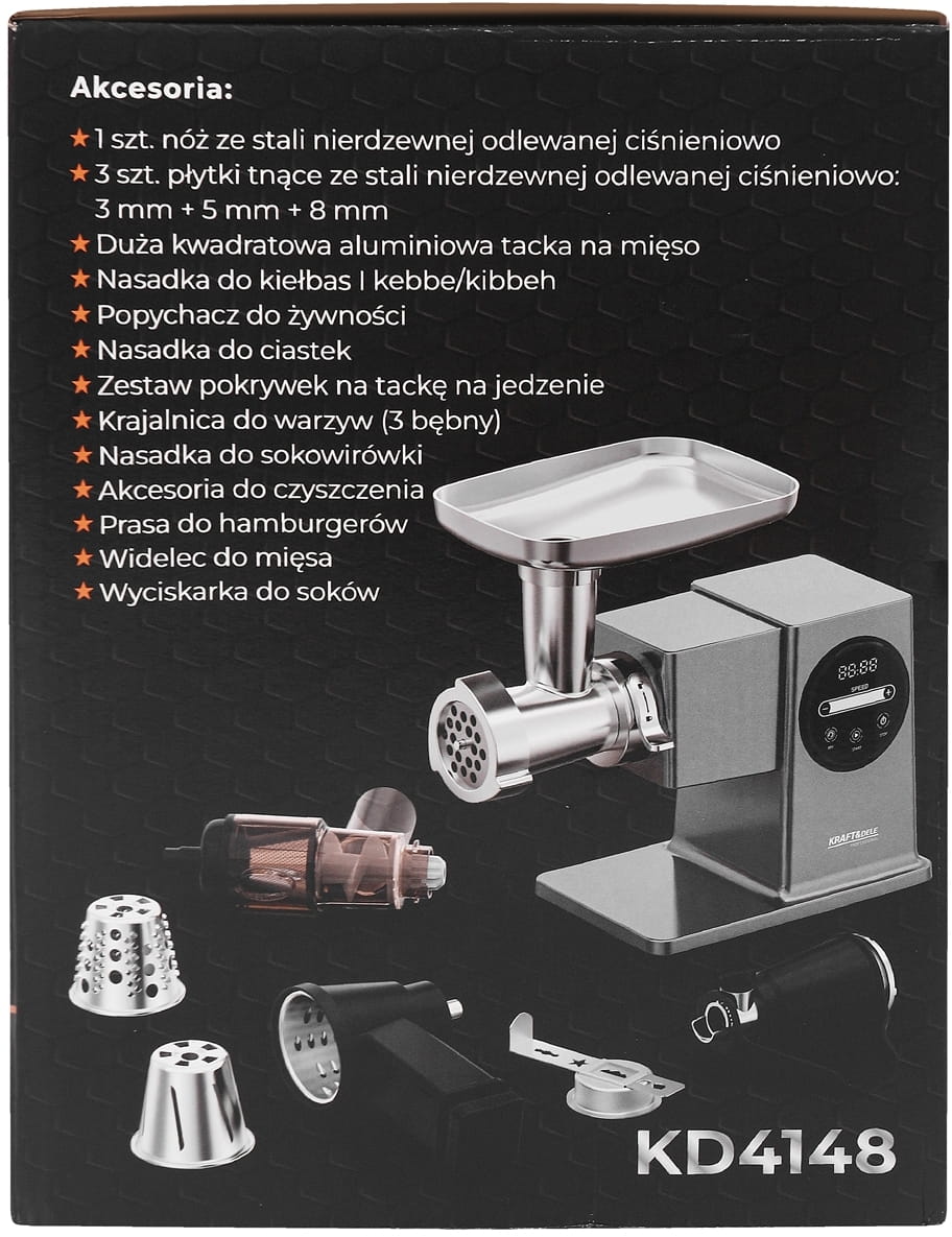 MEAT GRINDER 4KG/MIN 2500W KD4148