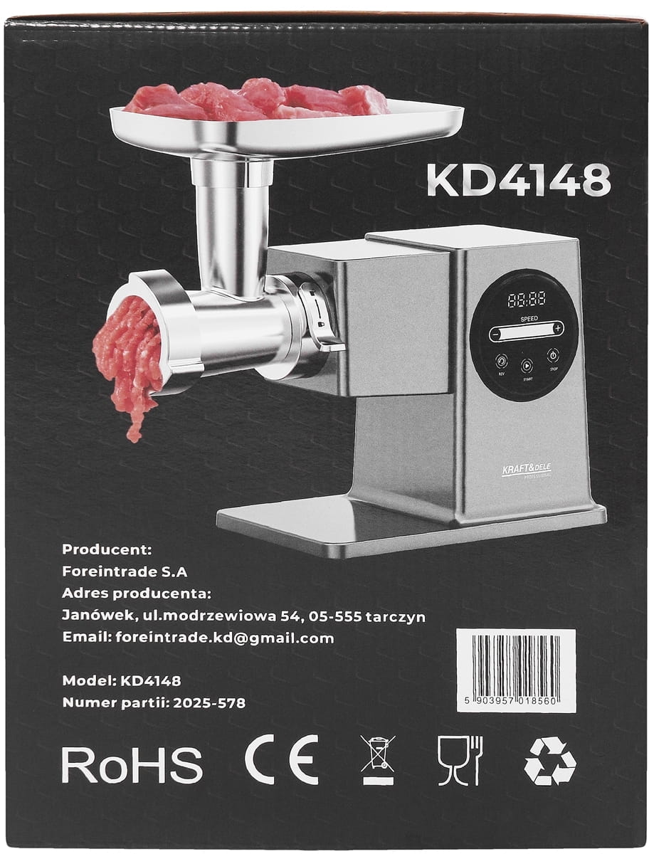 MEAT GRINDER 4KG/MIN 2500W KD4148