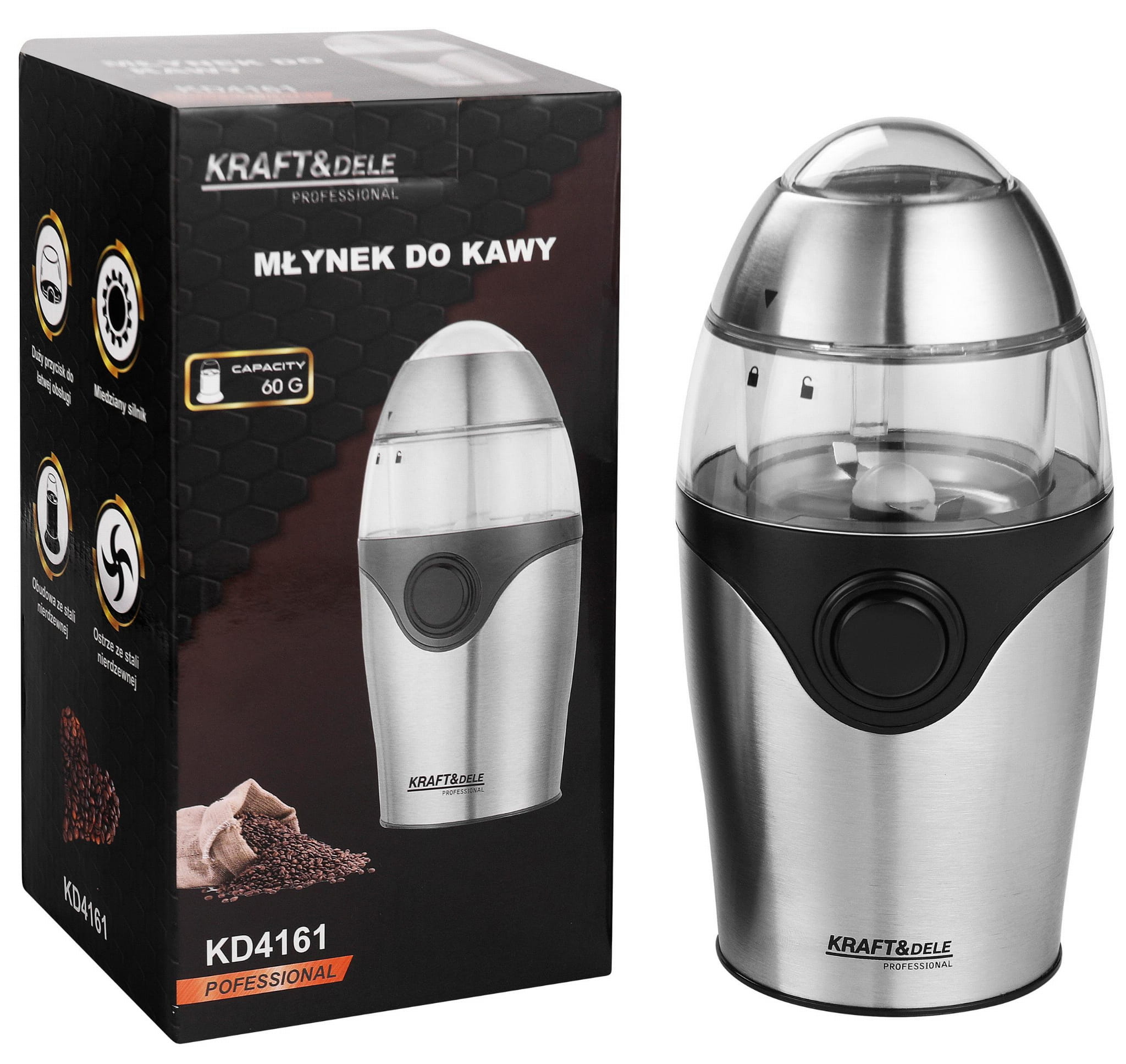 COFFEE GRINDER 60G 300W KD4161