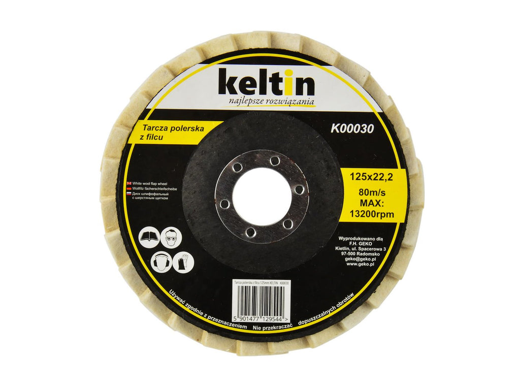 Flap Felt Disc, 125 mm