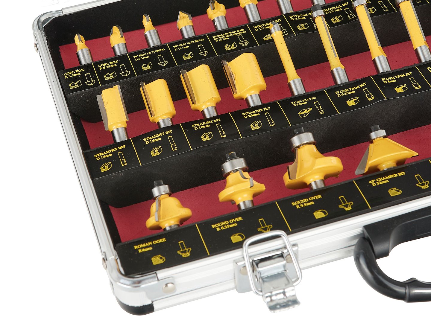 Router Bits, 35 pcs