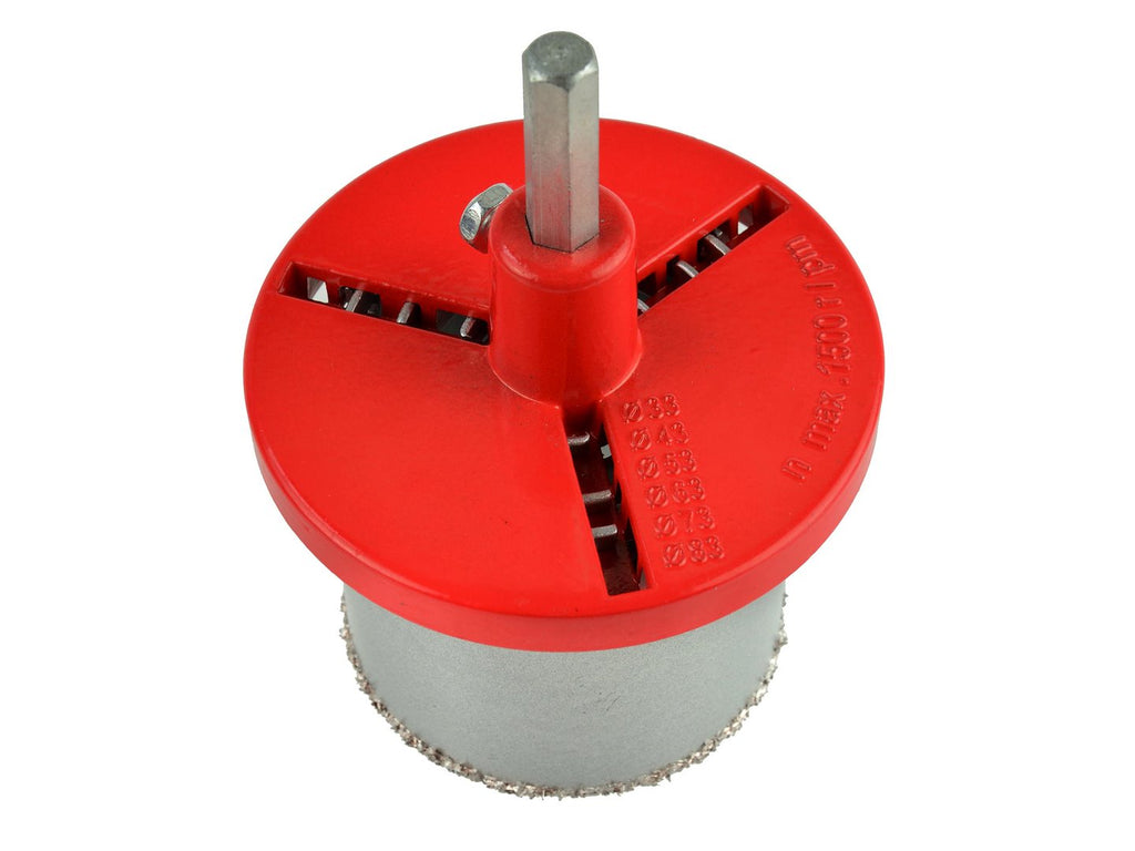 Tungsten Carbide Gritted Hole Saw Set, 4 pcs