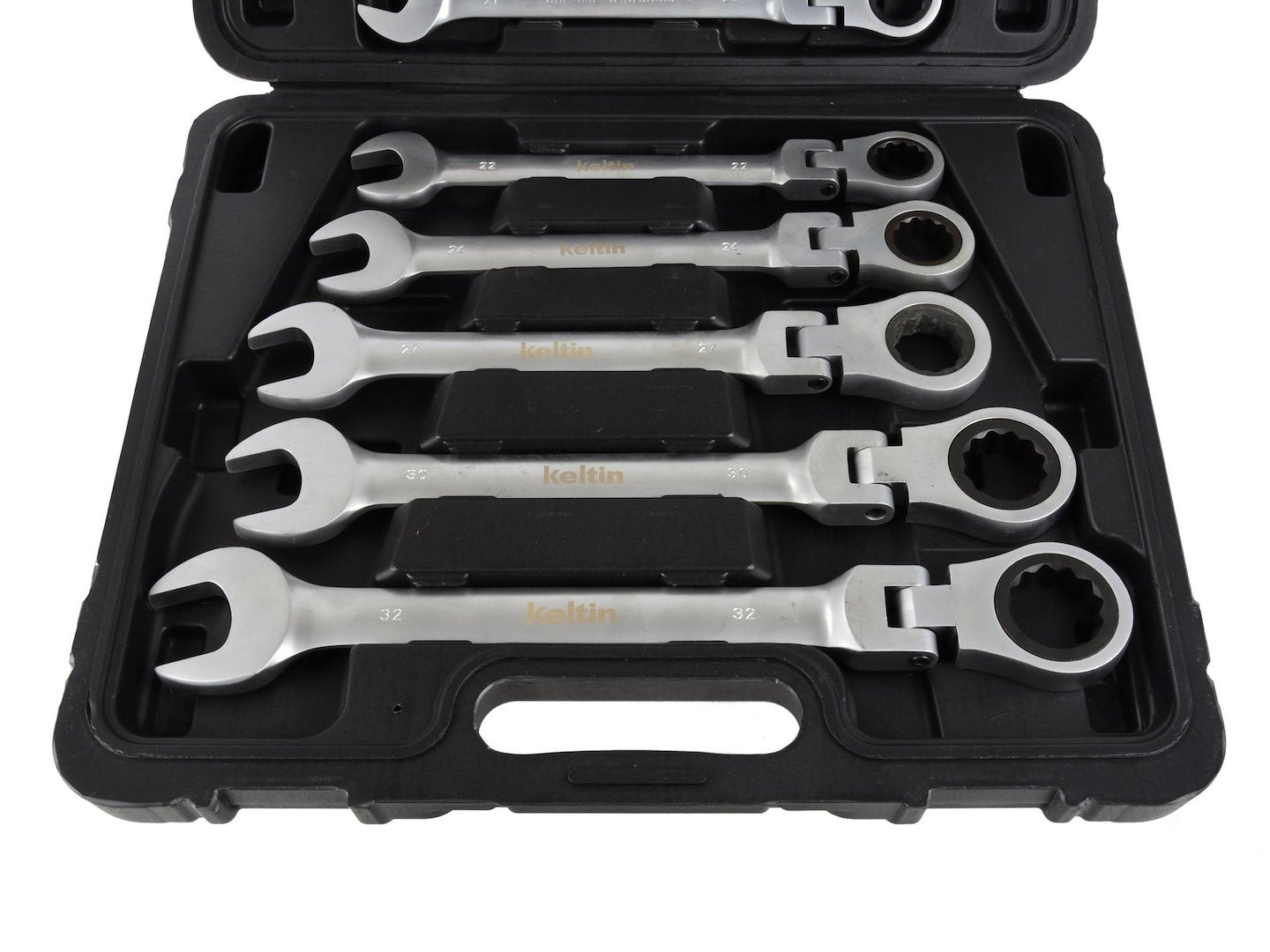 Reversible Ratcheting Wrench Set, 8–32 mm, 13 pcs