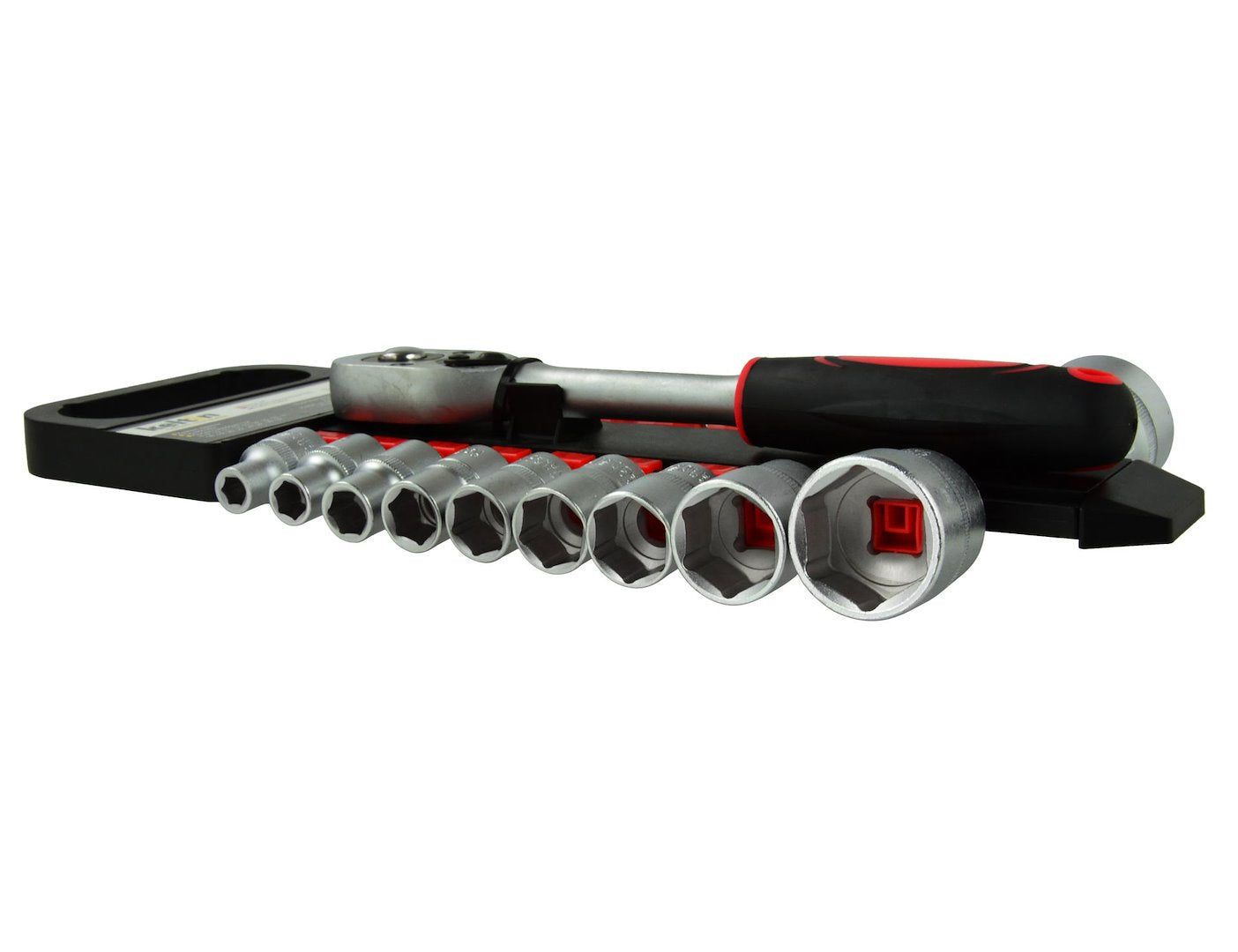 19 pcs of sockets 8-32 mm with ratchet