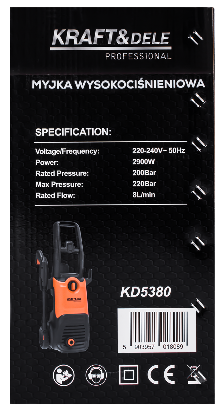 Pressure Washer 2900W 220 Bar KD5380