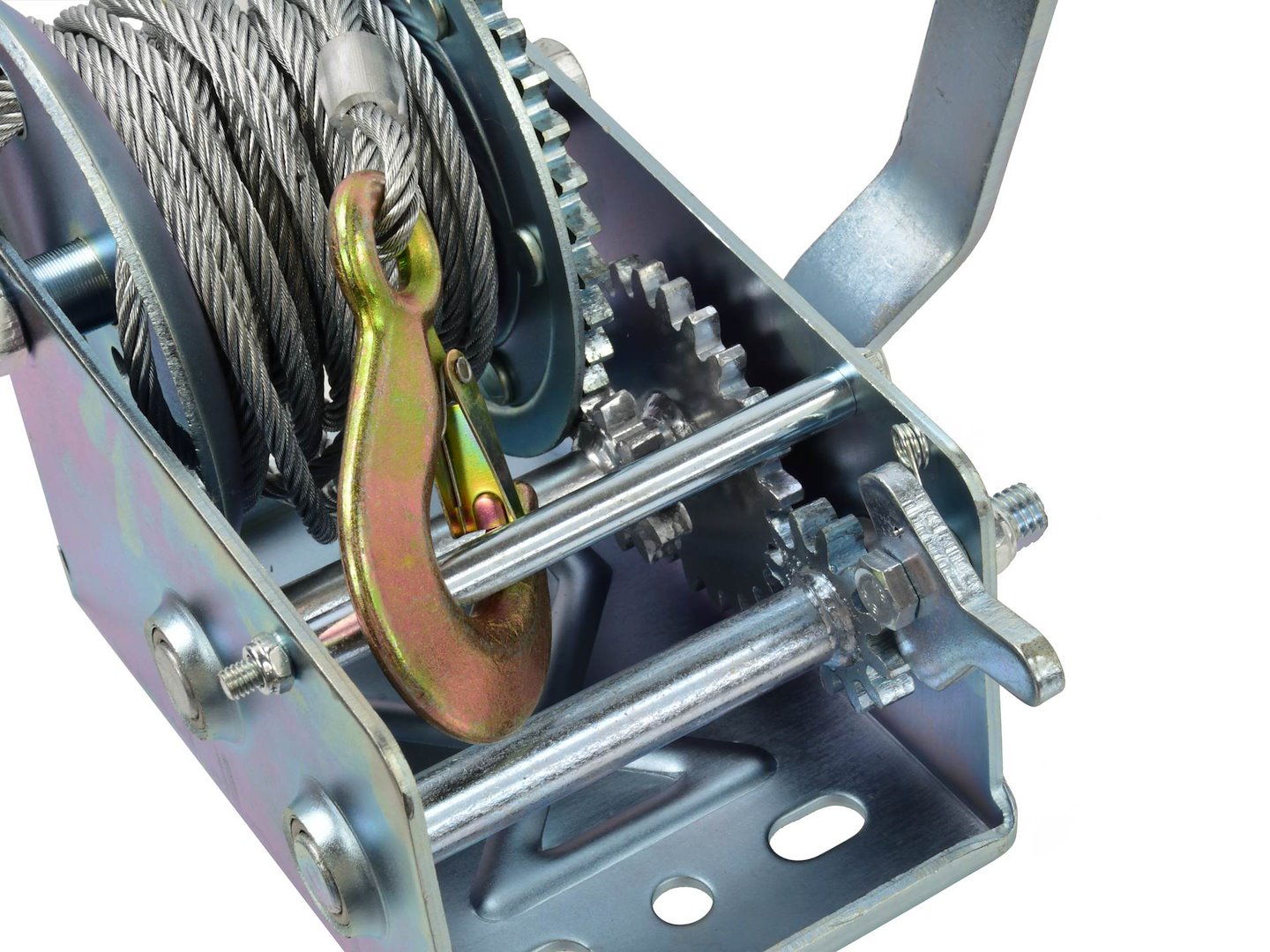Hand Winch 2500 lb, 1134 kg, 10 m Wire Rope