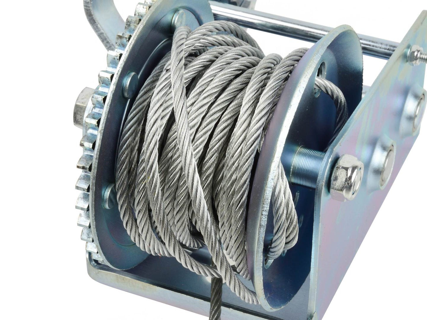 Hand Winch 2500 lb, 1134 kg, 10 m Wire Rope