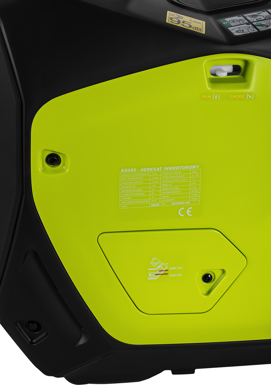 Inverter generator 2.8kW / 3kW KD685