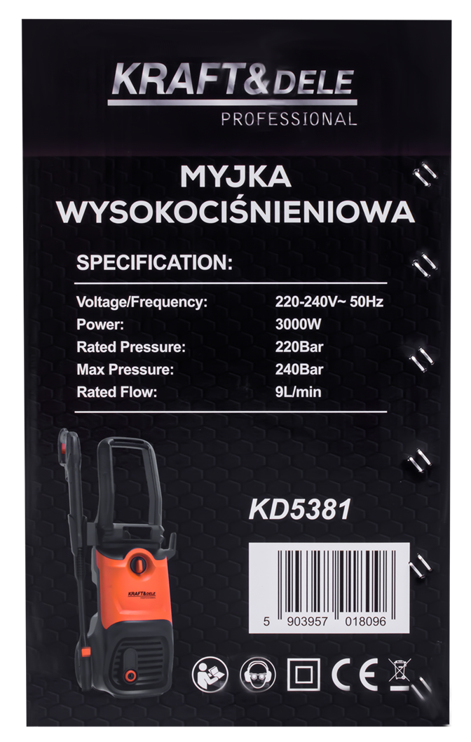 Pressure washer 3000W 240 Bar KD5381