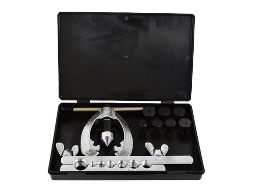 9-piece double-flaring tool kit, black case