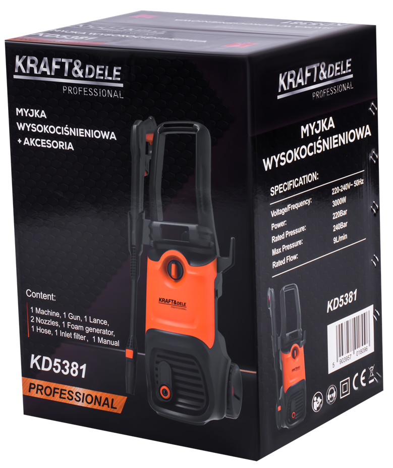 Pressure washer 3000W 240 Bar KD5381