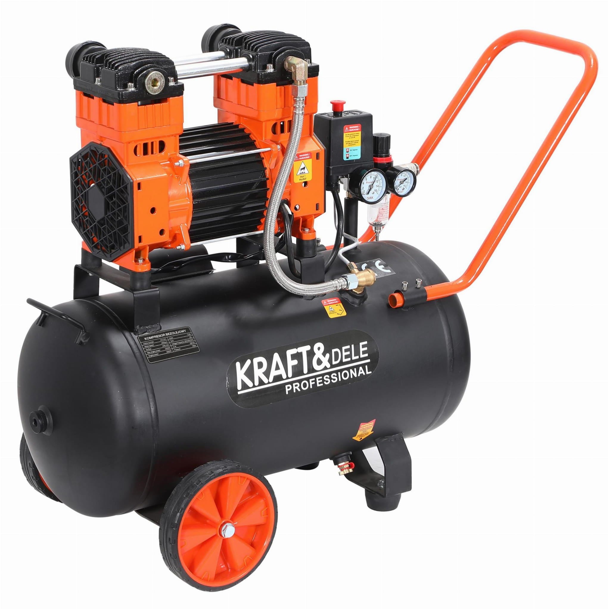 Õlivaba kompressor 2200W 50L KD1393