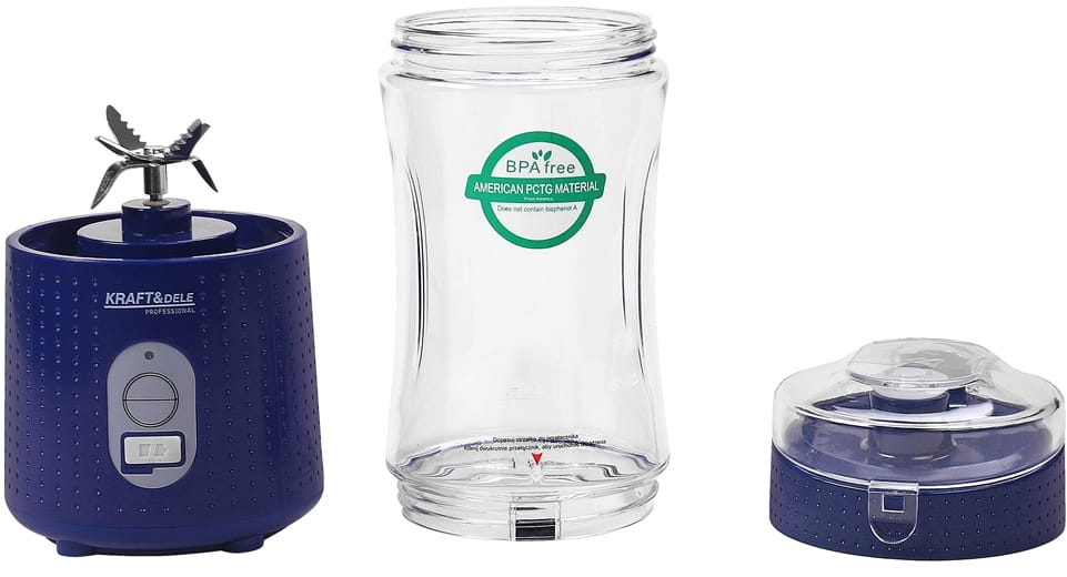 Cordless USB-C Blender 380ml / 2x3000mAh KD4171