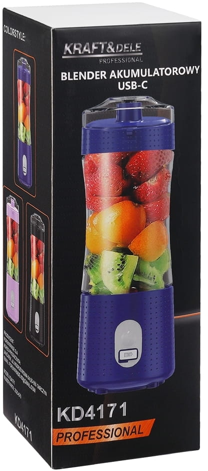 Cordless USB-C Blender 380ml / 2x3000mAh KD4171