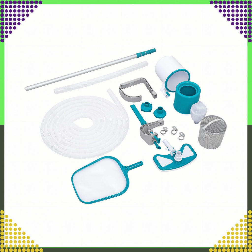 Bestway Deluxe 3-ühes basseinipuhastuskomplekt tolmuimejaga 58237