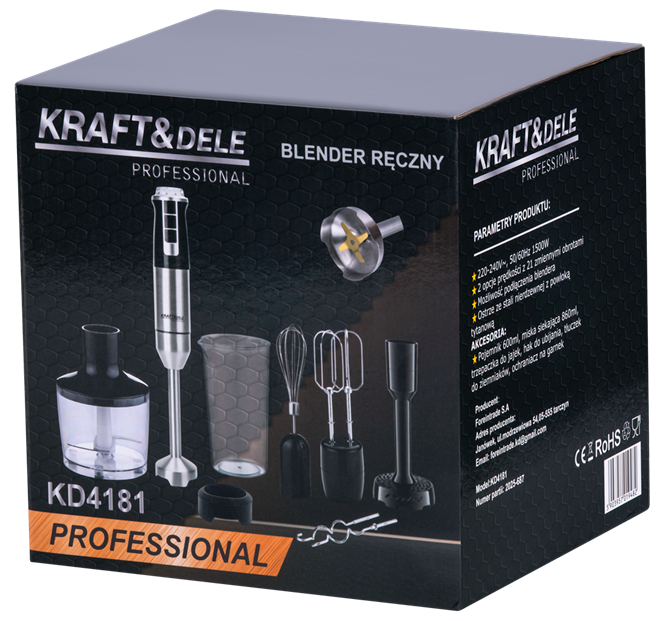 Blender 1500W + accessories KD4181