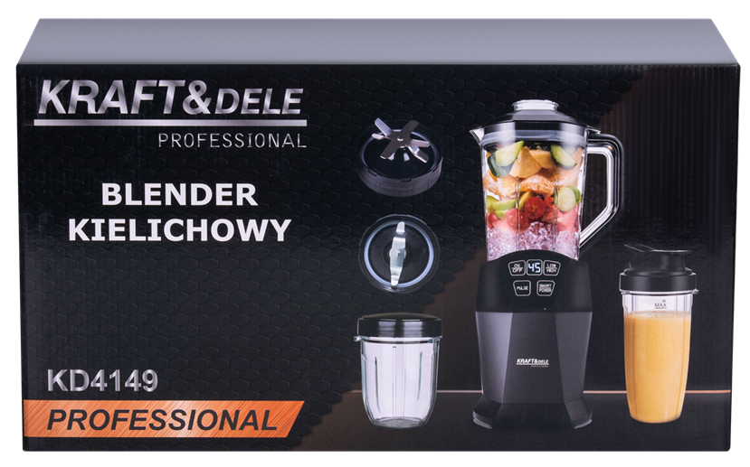 Blender purkidega 1500ml + 800ml + 400ml 1850W KD4149