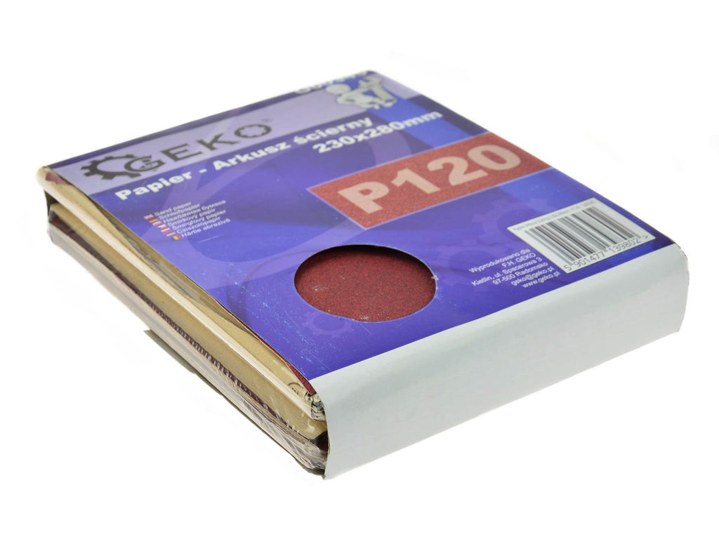 Sandpaper aluminium oxide 230 x 280 mm P120