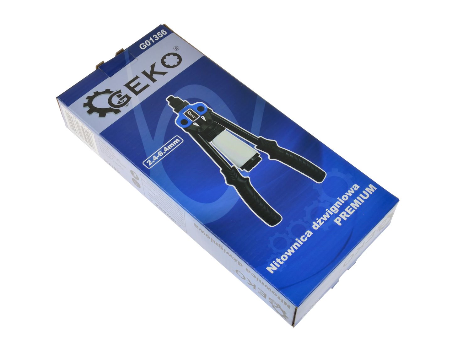 Riveter 2.4-6.4mm GEKO PREMIUM