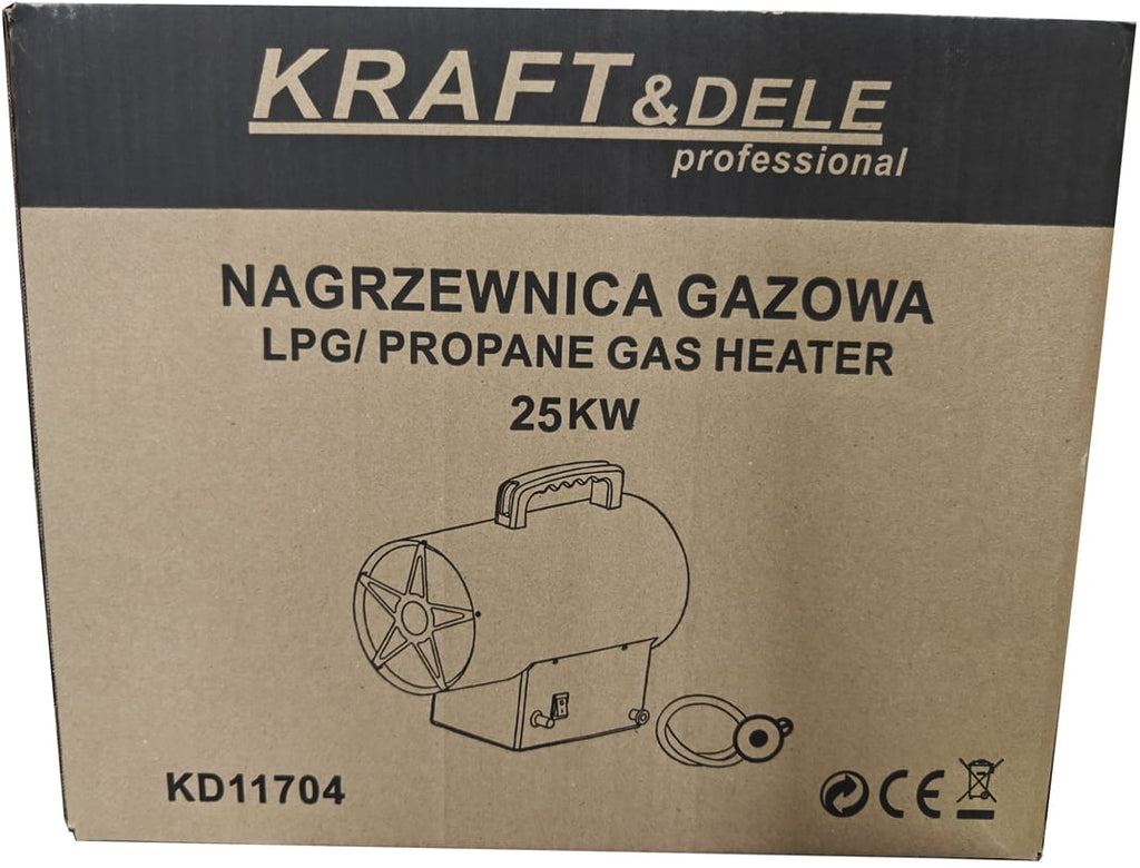 KRAFT&DELE gaasisoojendi 25 kW KD11704