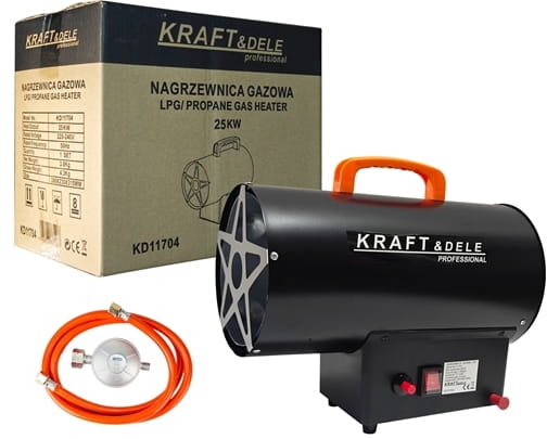 KRAFT&DELE gaasisoojendi 25 kW KD11704